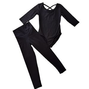 Danskin Now Girls Leotard and Motionwear ankle leggings